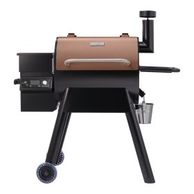 Wood Pellet Grill Smoker Outdoor Electric BBQ Grills 575 Sq.in Cook Area