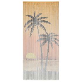 Insect Door Curtain Bamboo 35.4"x78.7"