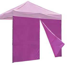 10x10ft EZ Canopy Gazebo Zipper Full Size Side Wall 18-3339TPX Vivid Viola No shelves, only tent fabric provided
