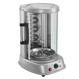 VEVOR Stainless Steel Shawarma Grill Machine Vertical Gyro Rotisserie Doner (Default: Default)